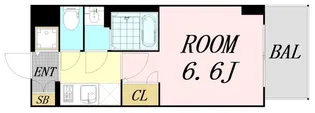 S-RESIDENCE福島玉川Deux【9階】の間取り