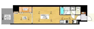 ブエナビスタ難波タワー【2階】の間取り