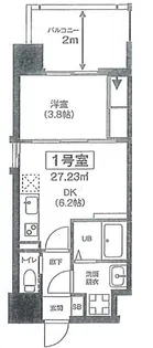 ビガーポリス528滝川公園Ⅲ【4階】の間取り