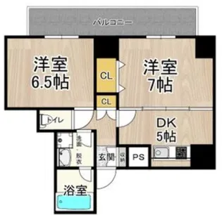 CITY SPIRE難波プレミア【2階】の間取り
