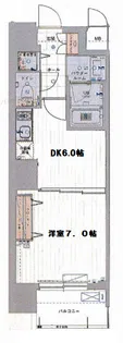 エスライズ西本町Ⅱ【9階】の間取り