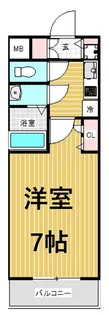 エスリードレジデンス都島シティフロント【8階】の間取り