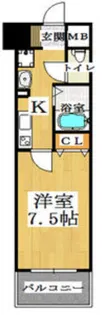 メゾン・デ・ノムラ島之内【10階】の間取り