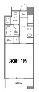 グランツ西大橋【13階】の間取り