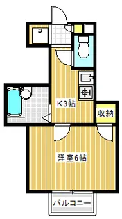 フォーシーズンズ【104号室】の間取り