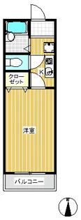 エクレール南大泉【1階】の間取り