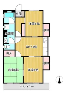 柳沢ハイツ【105号室】の間取り