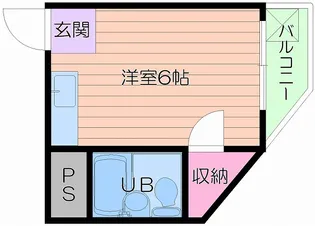 プレアール天王寺【2階】の間取り