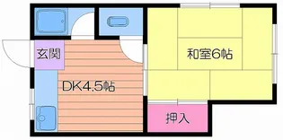 五條ハイツ【3階】の間取り