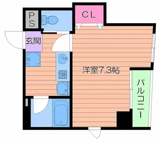 ナニワランド上本町【4階】の間取り
