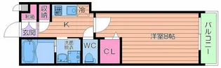 URBAN TERRACE ABENO【2階】の間取り