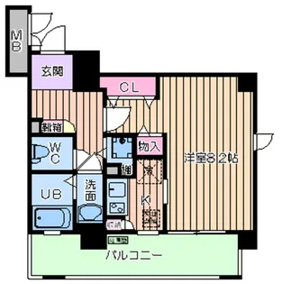 エイペックス四天王寺Ⅰ【10階】の間取り