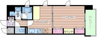 KAISEI四天王寺【6階】の間取り