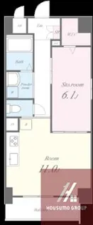 アベニール四天王寺【5階】の間取り