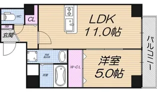 THE TERRACE天王寺MK【4階】の間取り