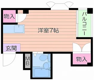 ラグランデル阿倍野【403号室】の間取り