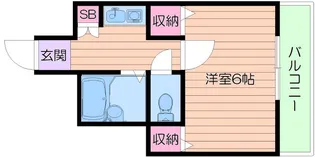 K2丸山通り【1階】の間取り