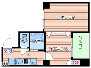 GRAND VERY【4階】の間取り