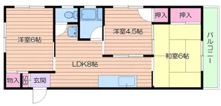 吉井マンション【2階】の間取り