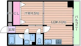 有馬パレス阿倍野【4階】の間取り