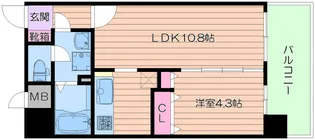 アール・オーハイム松崎町【4階】の間取り