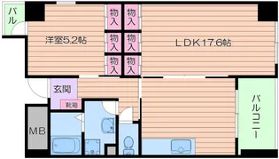 レプリオ阿倍野【4階】の間取り