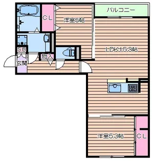 La Vita帝塚山【3階】の間取り