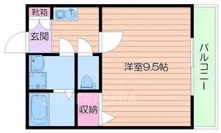 クレスト鷹合【2階】の間取り