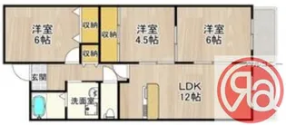 3LDKの間取り画像