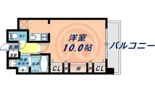 KAISEI天王寺【5階】の間取り