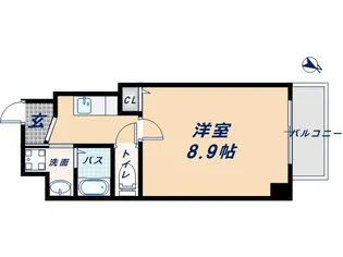 RB桑津【5階】の間取り