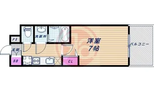 プレサンス天王寺ノースヴィアーレ【314号室】の間取り