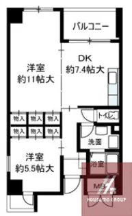 レプリオ阿倍野【3階】の間取り