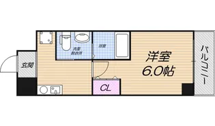 グランパシフィック花園北【4階】の間取り