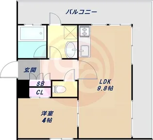 レジデンス桜庵【2階】の間取り