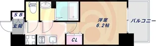 スプランディッド天王寺DUE【8階】の間取り