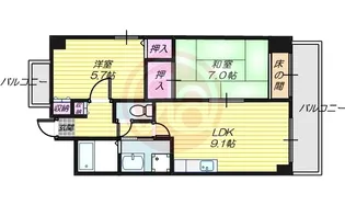 ルミノーゾスペランツァ【4階】の間取り