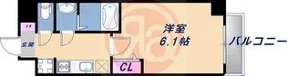 スプランディッド天王寺パークサイド【7階】の間取り