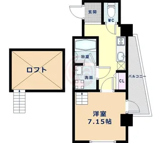 アルチェ阿倍野【5階】の間取り