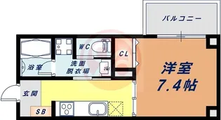 エースタイル松【301号室】の間取り