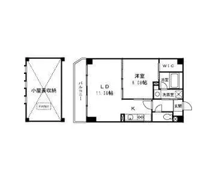ジョイ・コート家七D棟【7階】の間取り