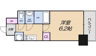 プレサンス玉造駅前ルージュ【2階】の間取り