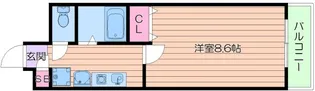 トラスト王子町【6階】の間取り