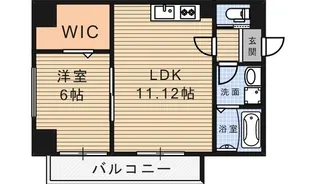 パーフェクトライフ真法院【6階】の間取り