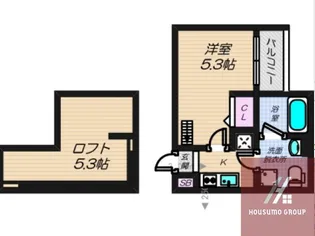ボヌール・クマタ【1階】の間取り