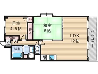 パールヒルズニシオ【2階】の間取り