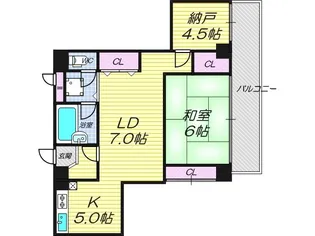朝日プラザ高津Ⅲ【4階】の間取り