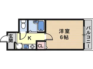 エスポワール東進【4階】の間取り