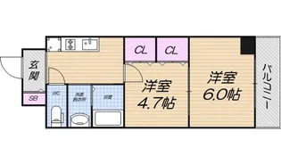 グランパシフィックパークビュー【3階】の間取り