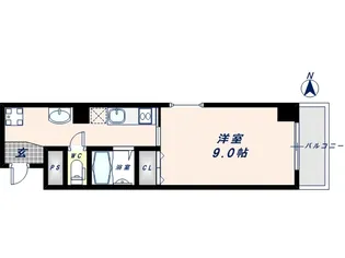 ナチュレ阿倍野【8階】の間取り